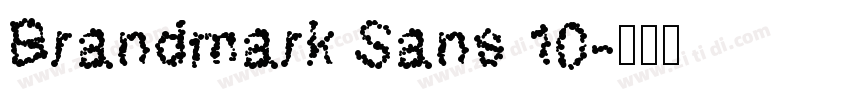 Brandmark Sans 10字体转换